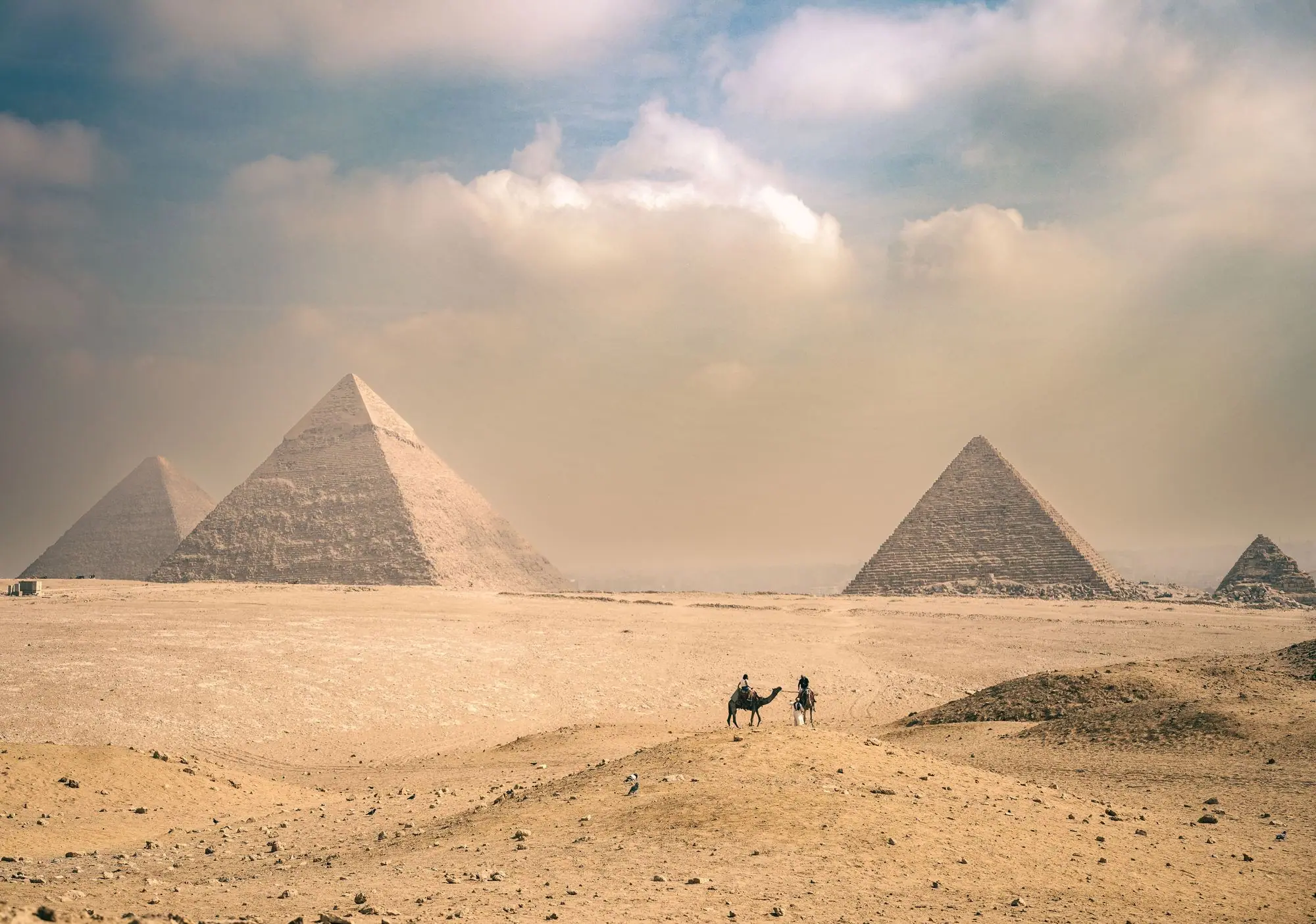 Les pyramides de Gizeh — Égypte